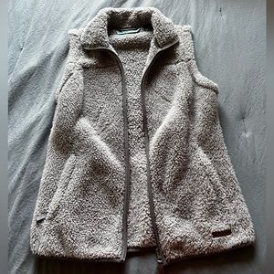 soft zip up vest